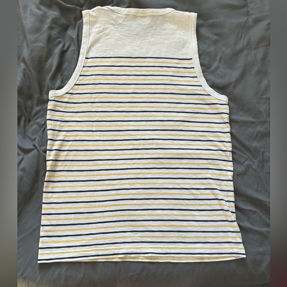 Brooks Brothers Men’s Red Fleece Tank Top. Size small. 100% Cotton - Picture 4 of 6